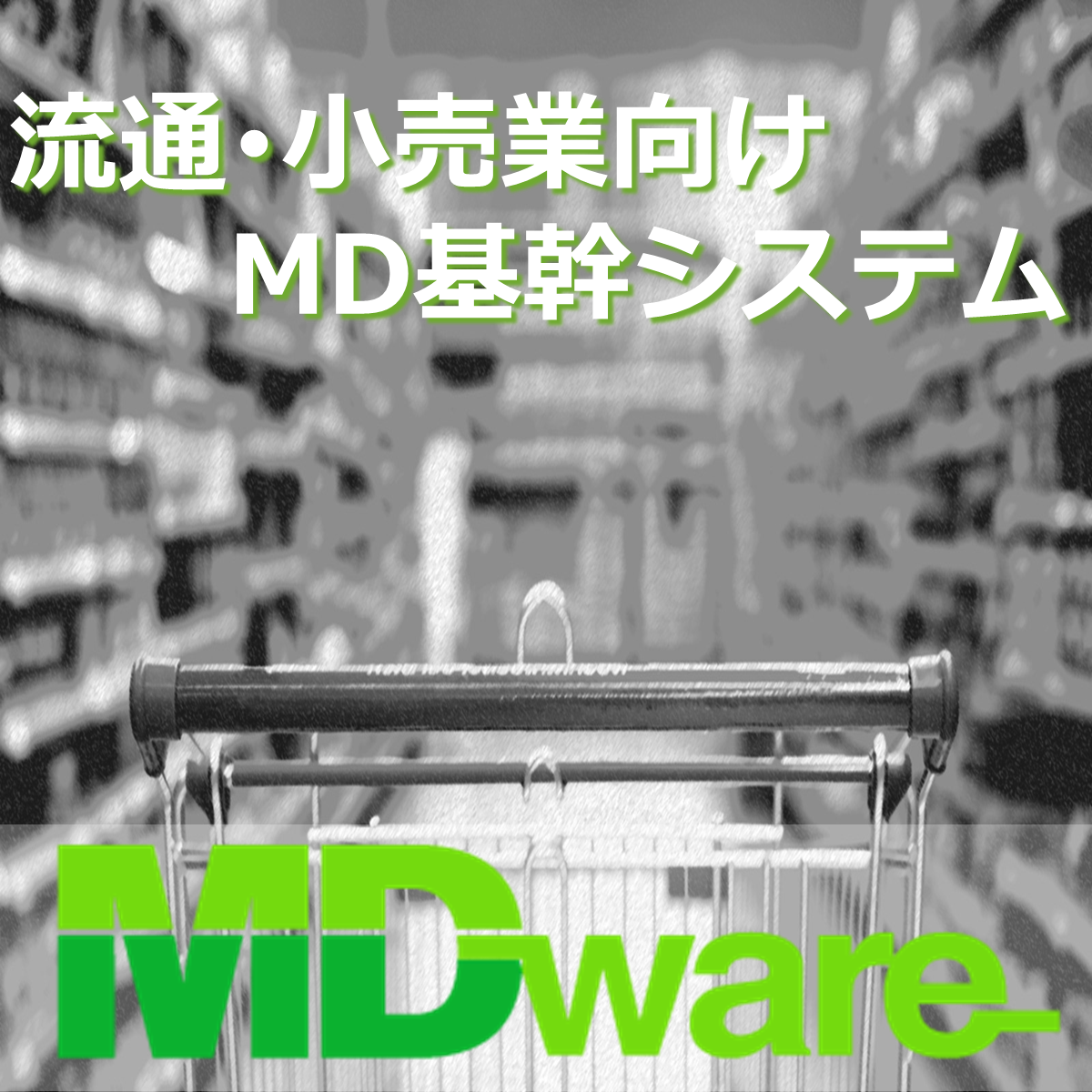 業務効率化と地域特性対応を実現する流通・小売向けMD基幹システム「MDware」の詳細ページへ