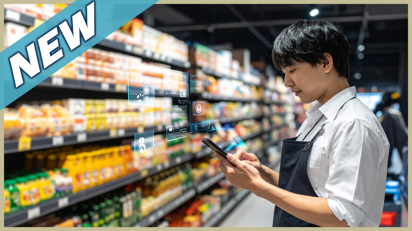 AIエージェントが変える小売の現場を解説したコラムのコンセプトイメージ